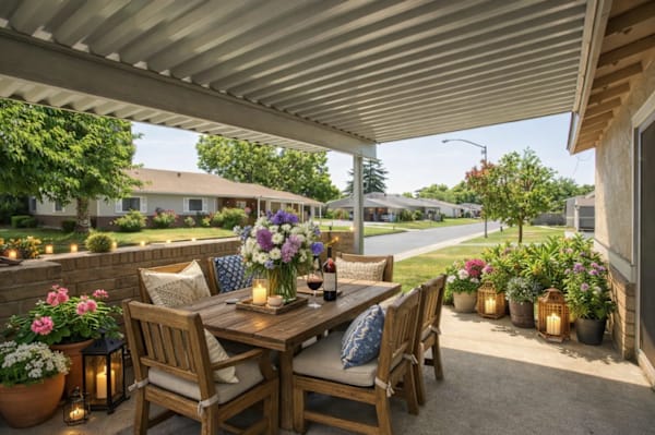 Castle Vista Senior Duplex Community property